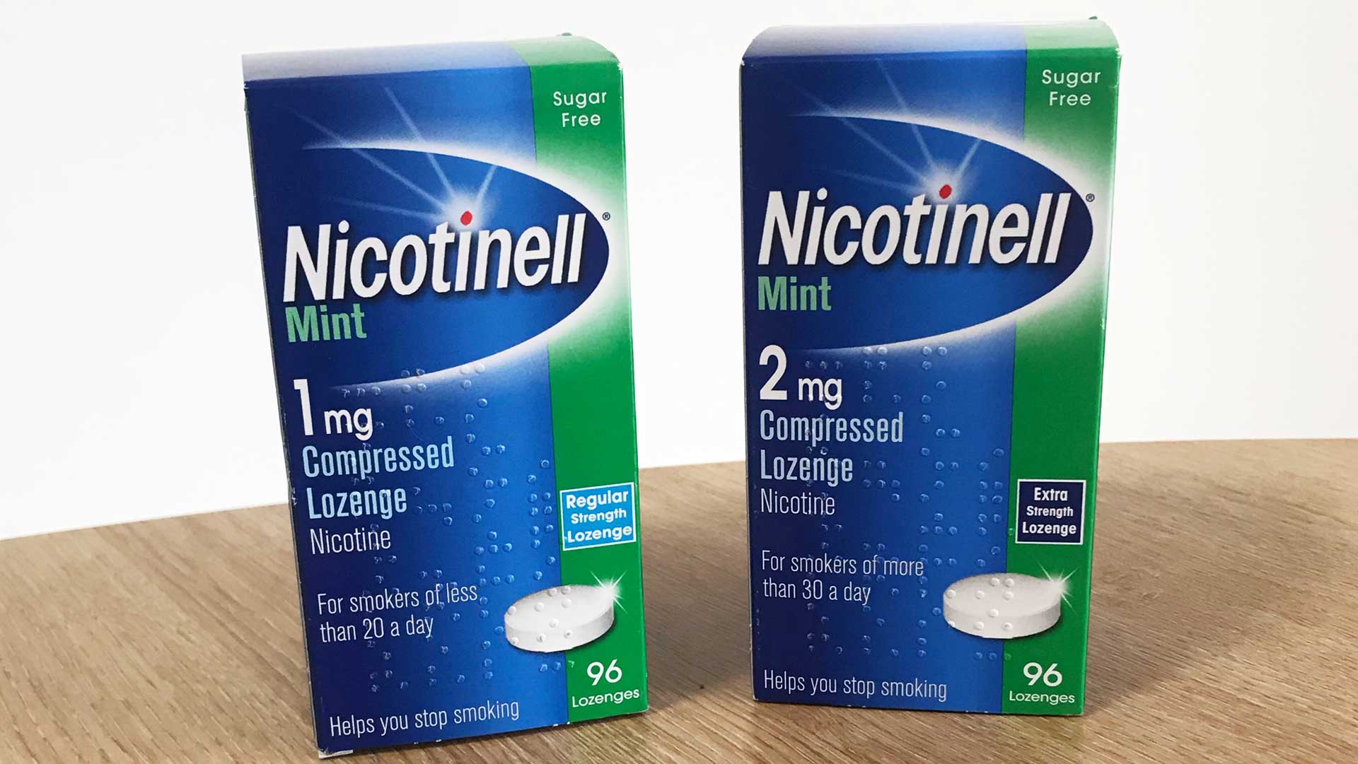 Photo of nicotine lozenges