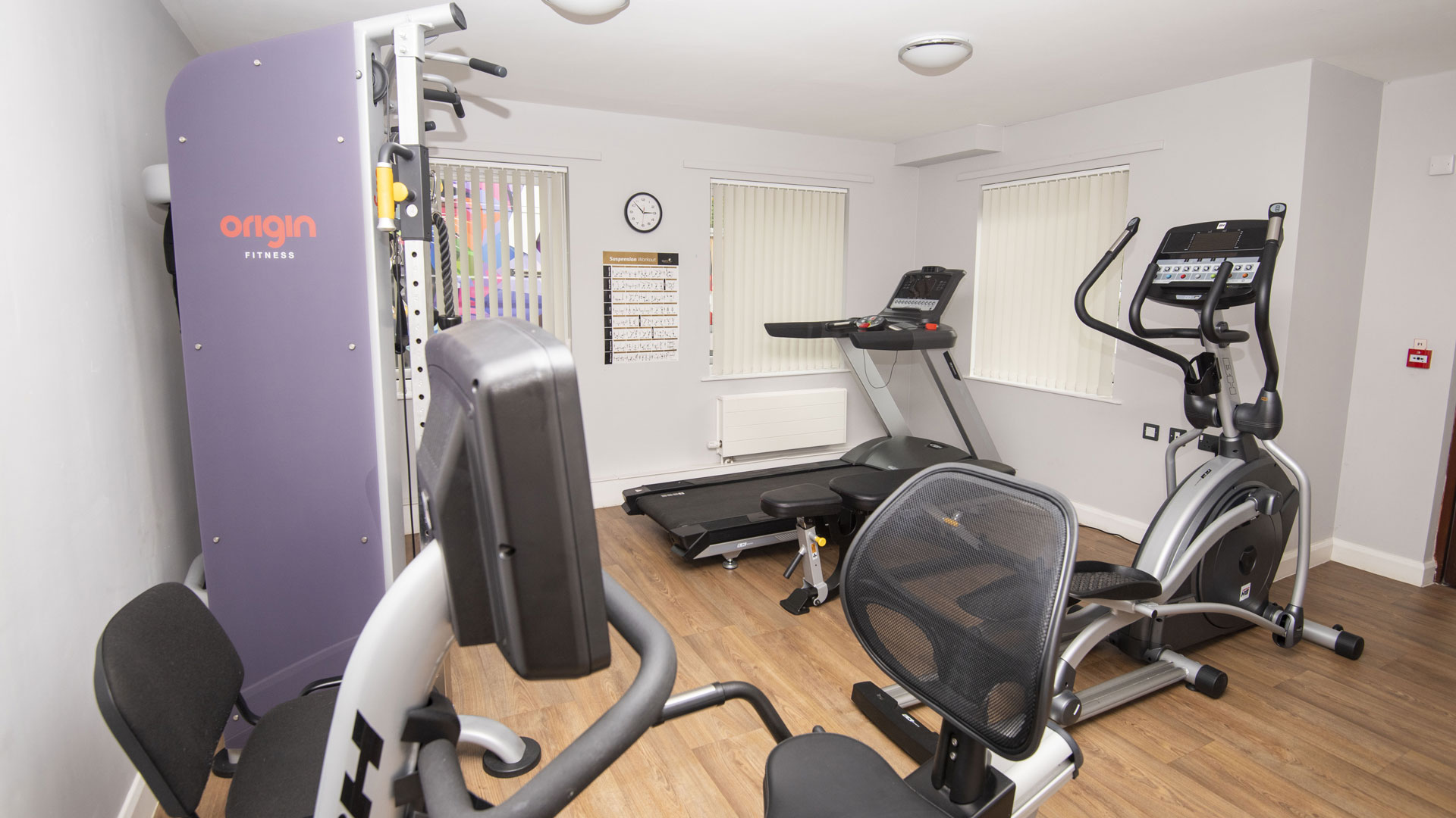 The gym at The Level