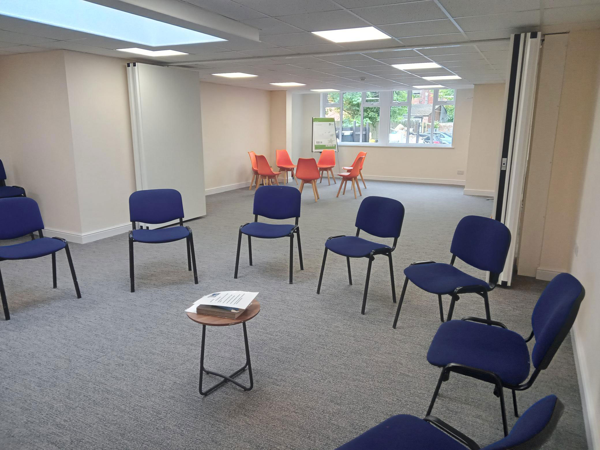 chairs arranged in a circle