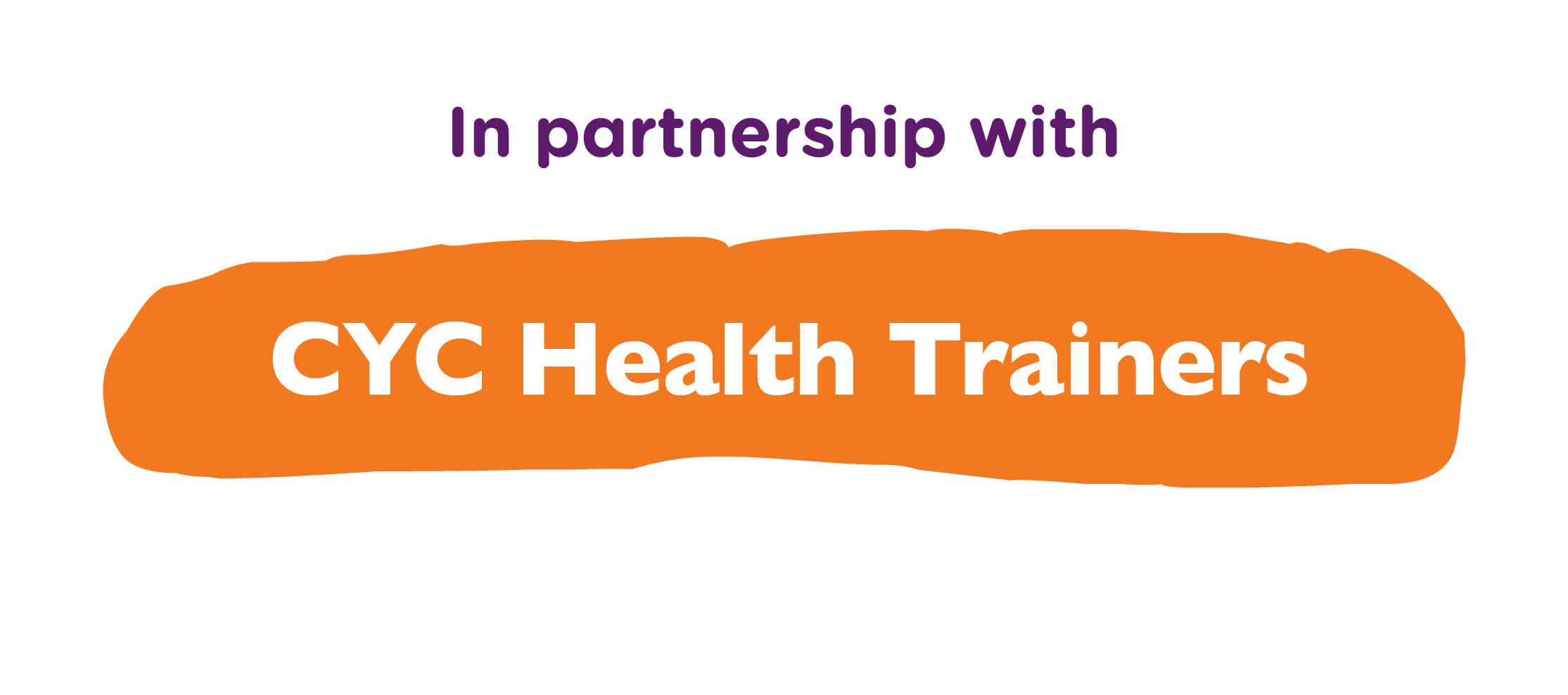 in partnership with CYC health trainers logo