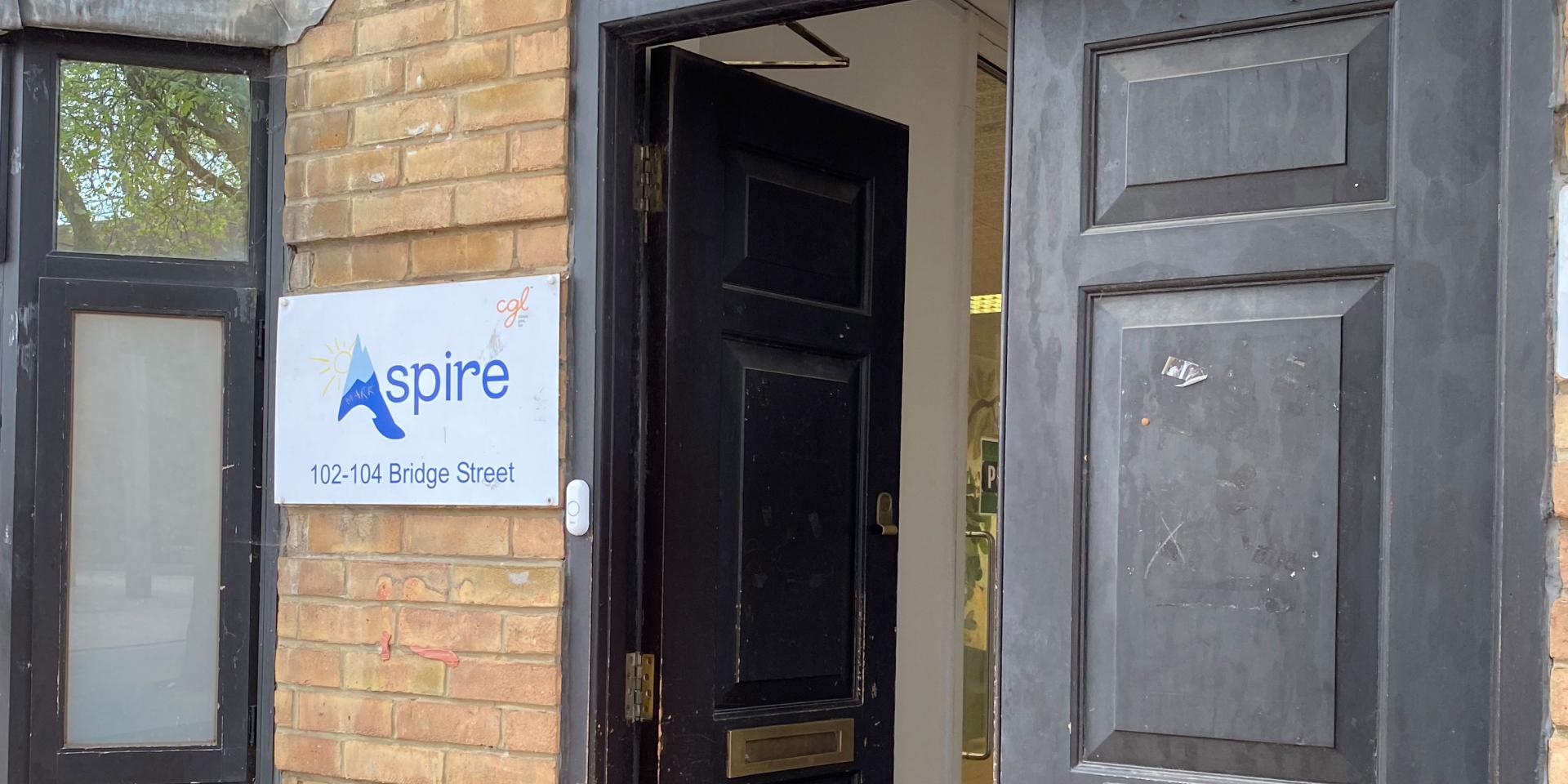 The front door at Bridge Street at our Peterborough service