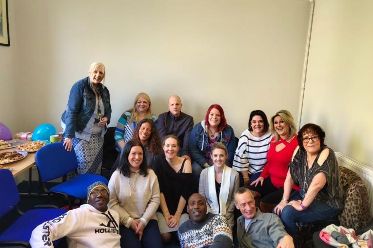 a group of people at the Richmond service