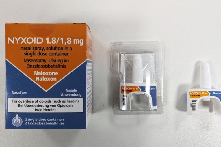 A photo of nasal naloxone