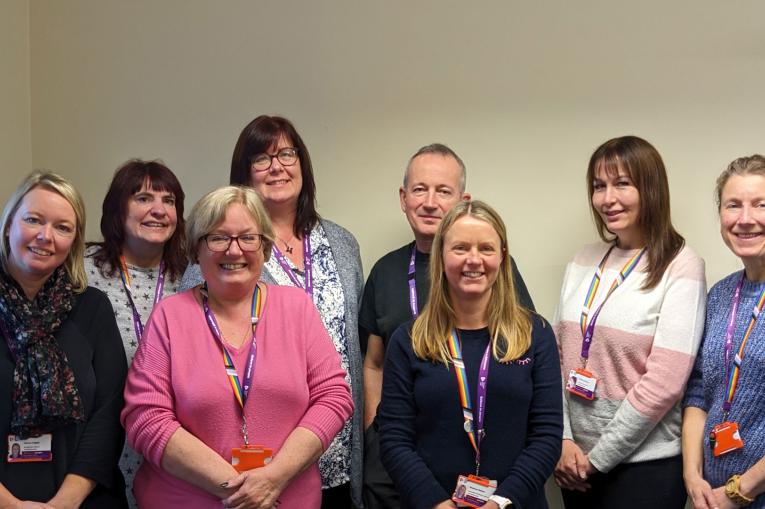 A photo of the team at SmokeFree Hull