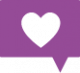 conversation purple icon
