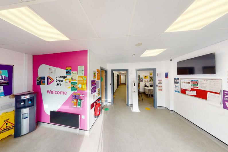 Riverview health centre entry hall