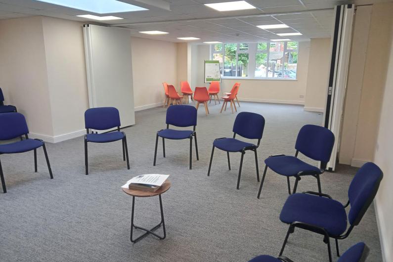 chairs arranged in a circle